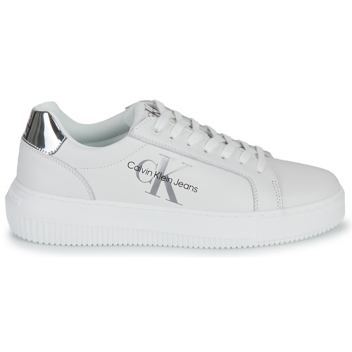 Calvin Klein Jeans - CHUNKY CUPSOLE MONO LTH WN - Blanc