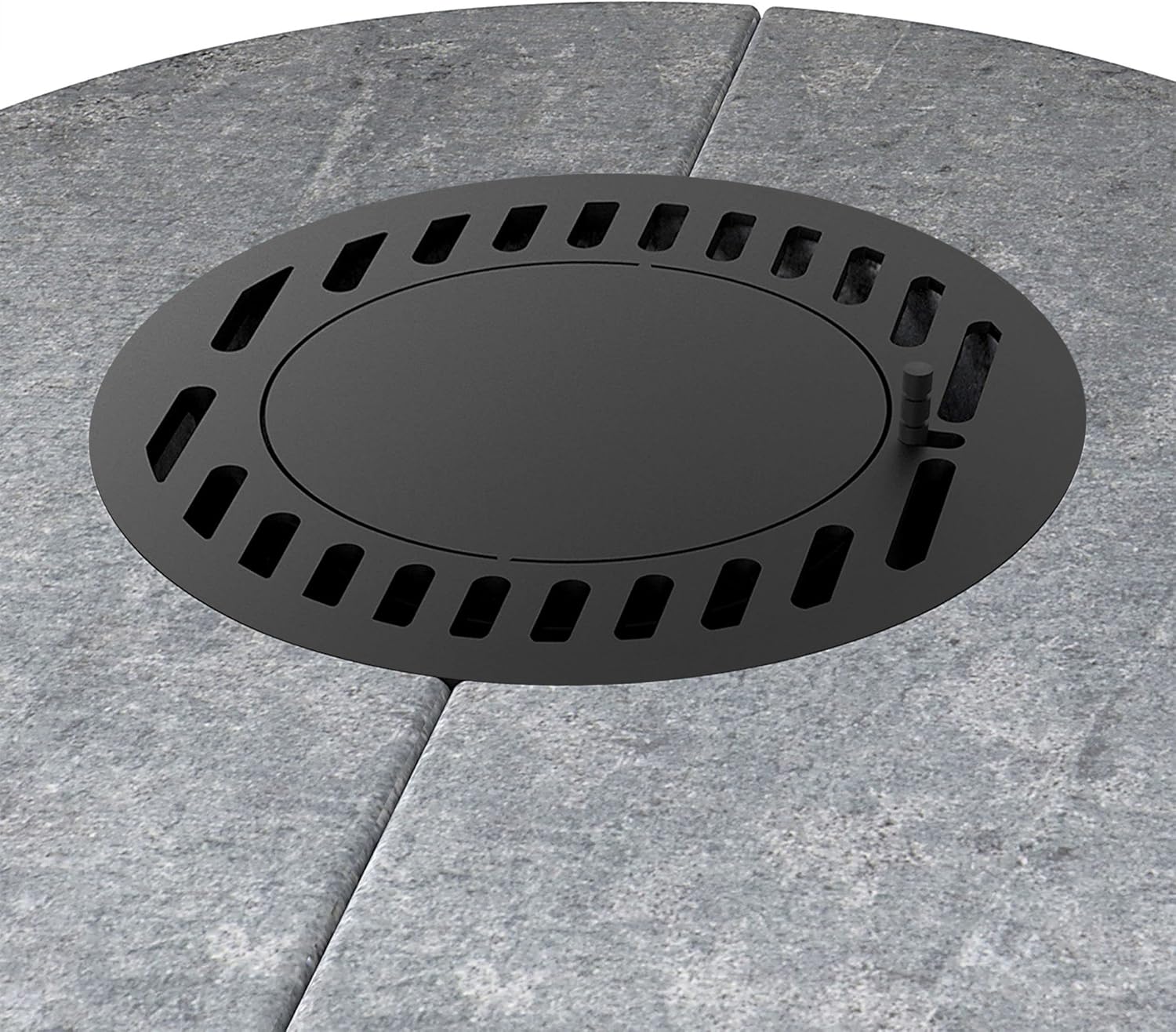 Lotus LO-146 M2 Kaminofen Schwarz/Speckstein, Rauchabgang oben/A+