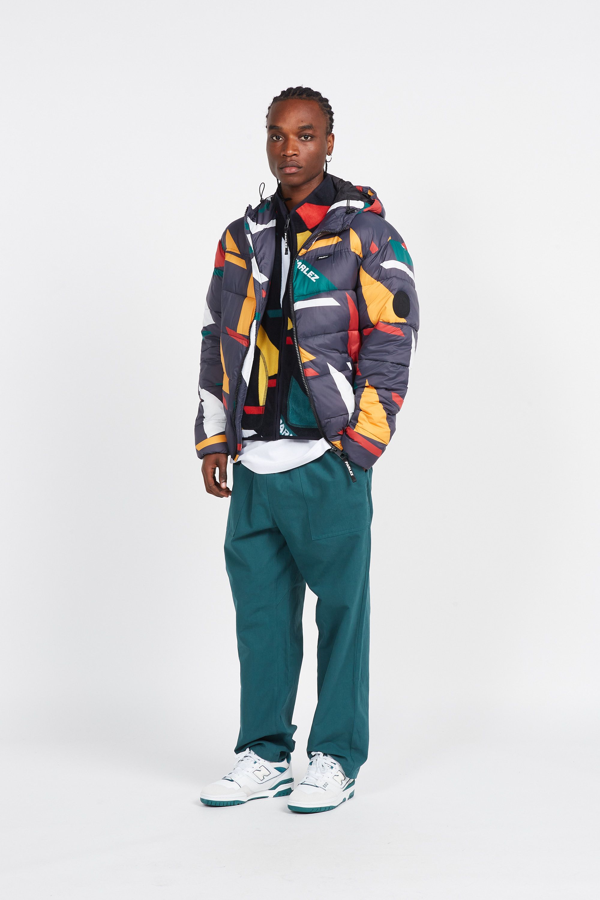 PARLEZ Polaire Lark Fleece Gillet Multi Multicolore