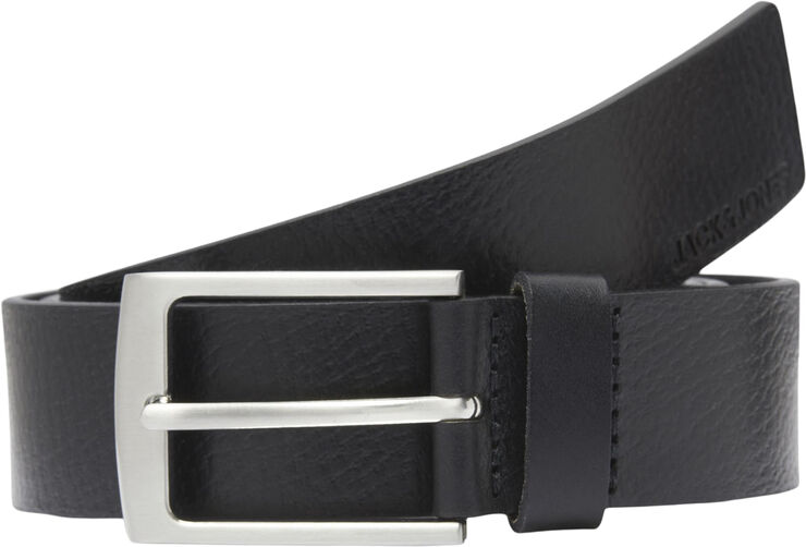 Jack & Jones JACSTOCKHOLM LEATHER BELT NOOS Sort