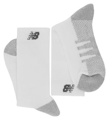 Chaussettes hautes (2 paires) New Balance Coolmax Crew Blanc