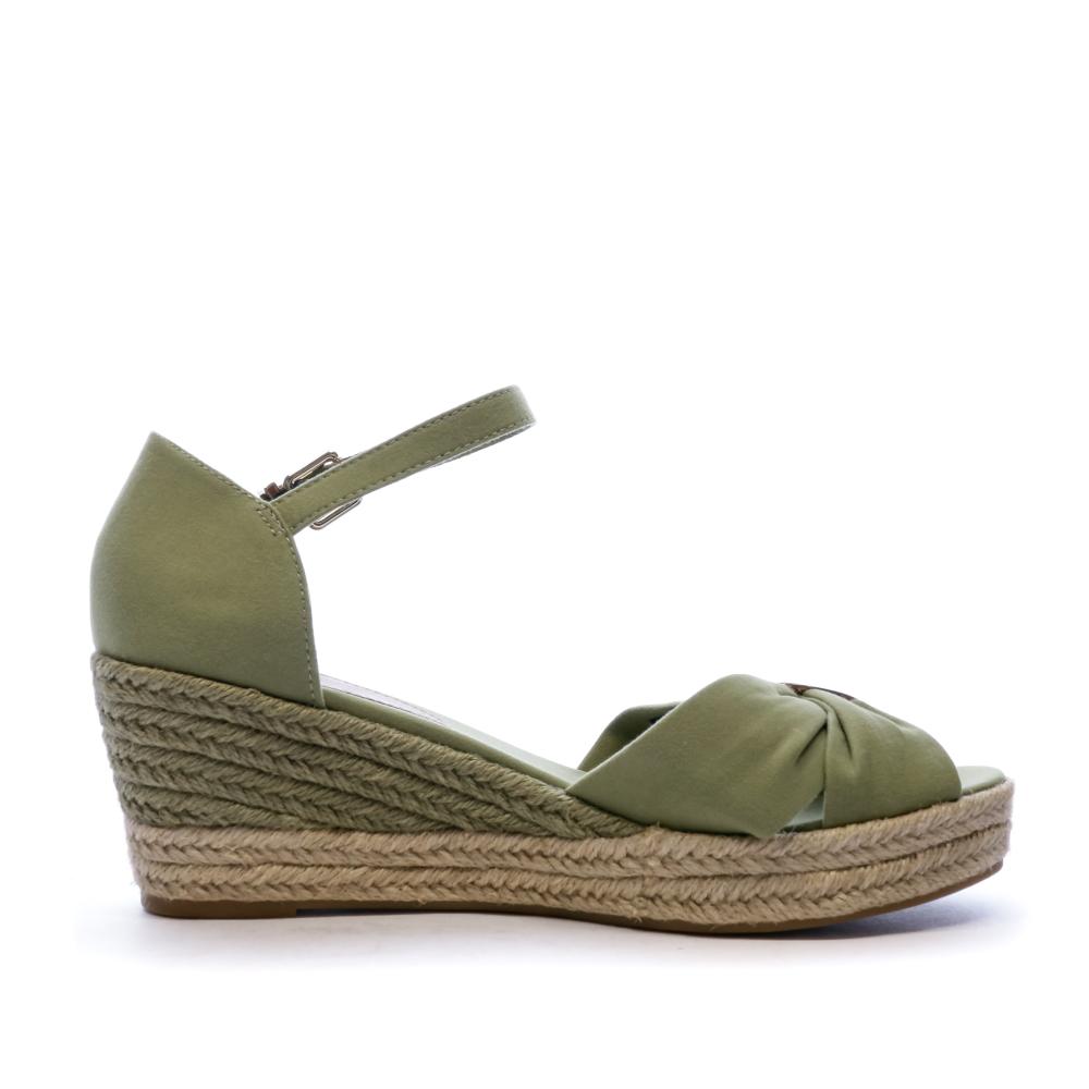 Tommy Hilfiger Sandales Compensées Kaki femme Tommy Hilfiger