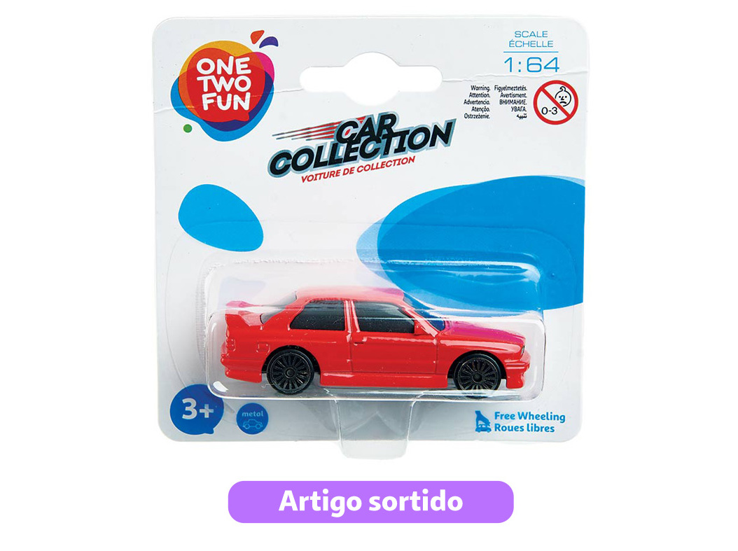 VEÍCULO MINIATURA ONE TWO FUN MODELOS SORTIDOS