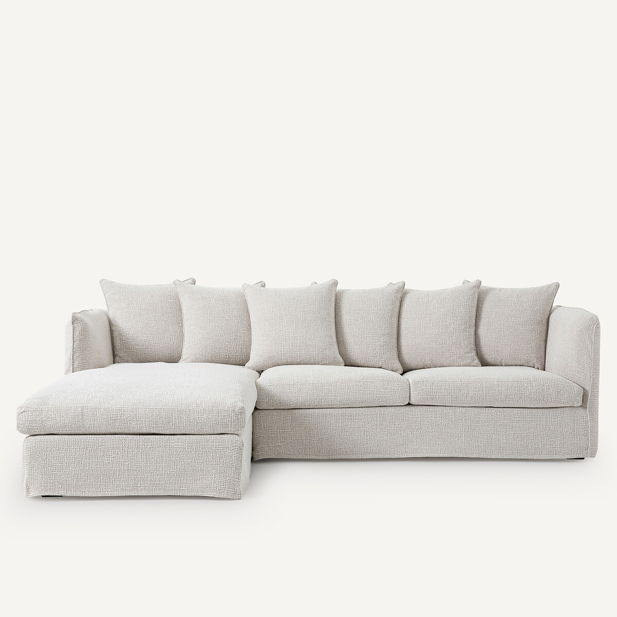 AM.PM<br>Sofá de canto, textura reciclada, Neo Chiquito