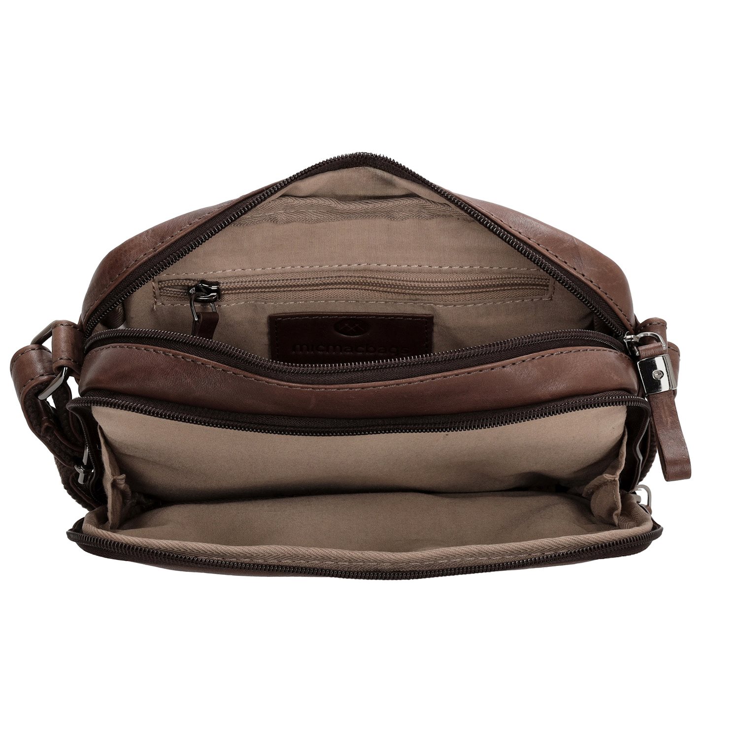 Micmacbags Everyday Schoudertas donkerbruin
