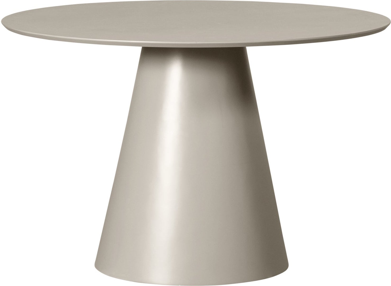 WOOOD eettafel Jorre beige D 120 H 76 cm