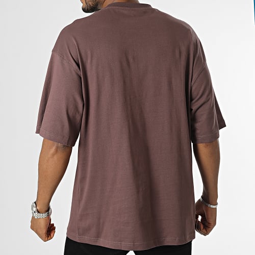 Tee Shirt Oversize Large Marron