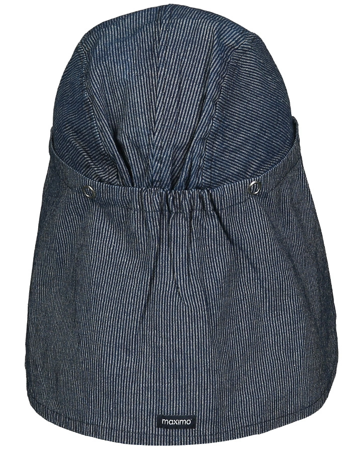 Jeans-Schirmmütze WHICH WAY mit Nackenschutz in denim