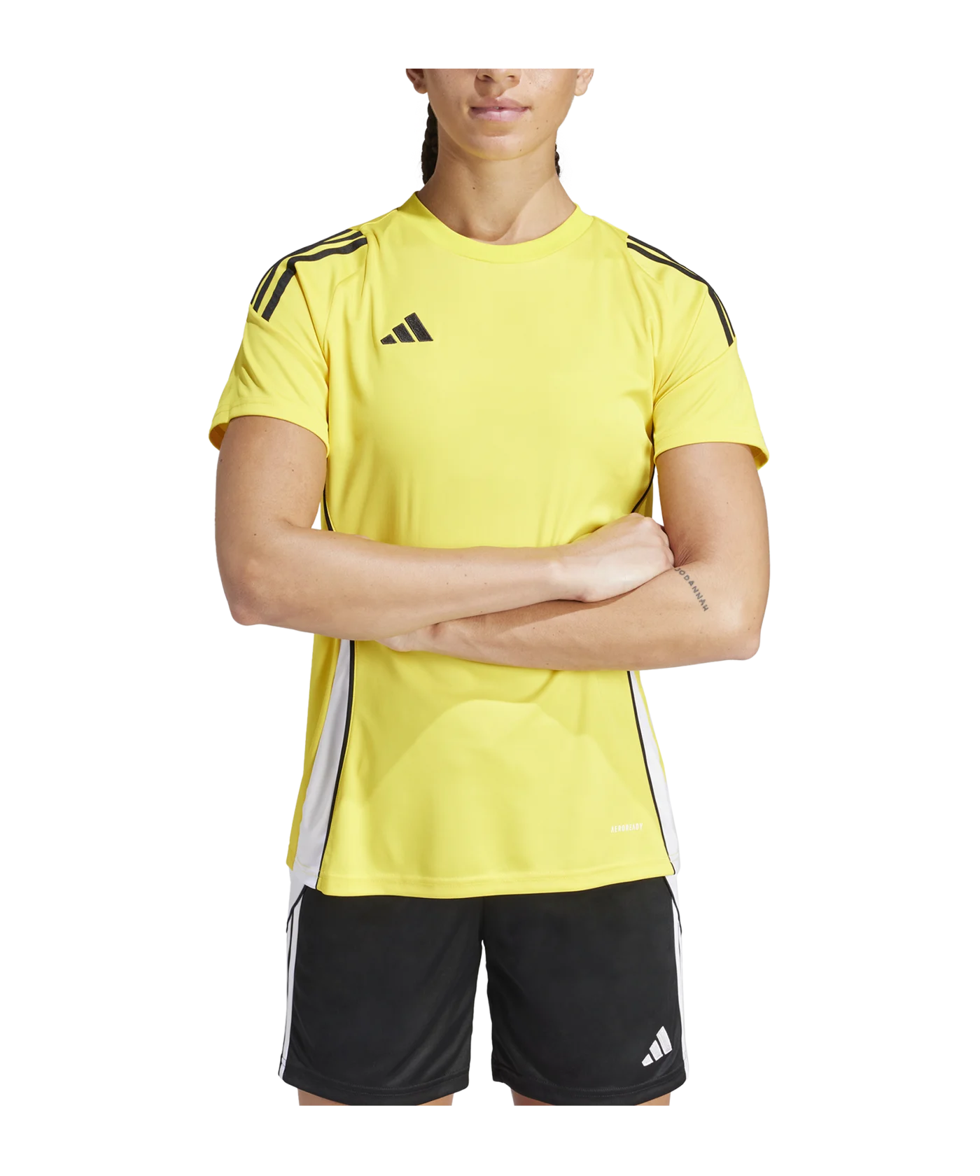 adidas Tiro 24 Trikot Damen Gelb Weiss