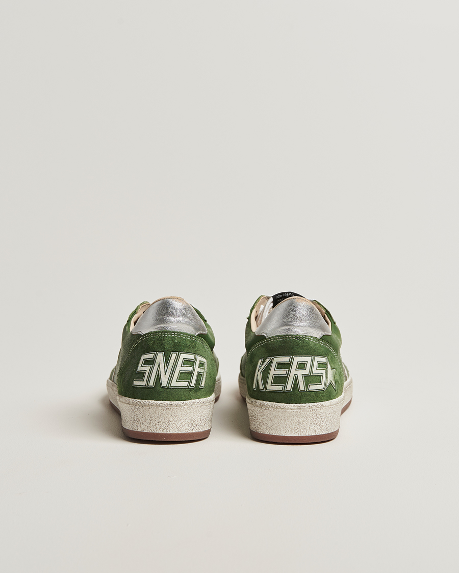 Golden Goose Ball Star Sneakers Green/White