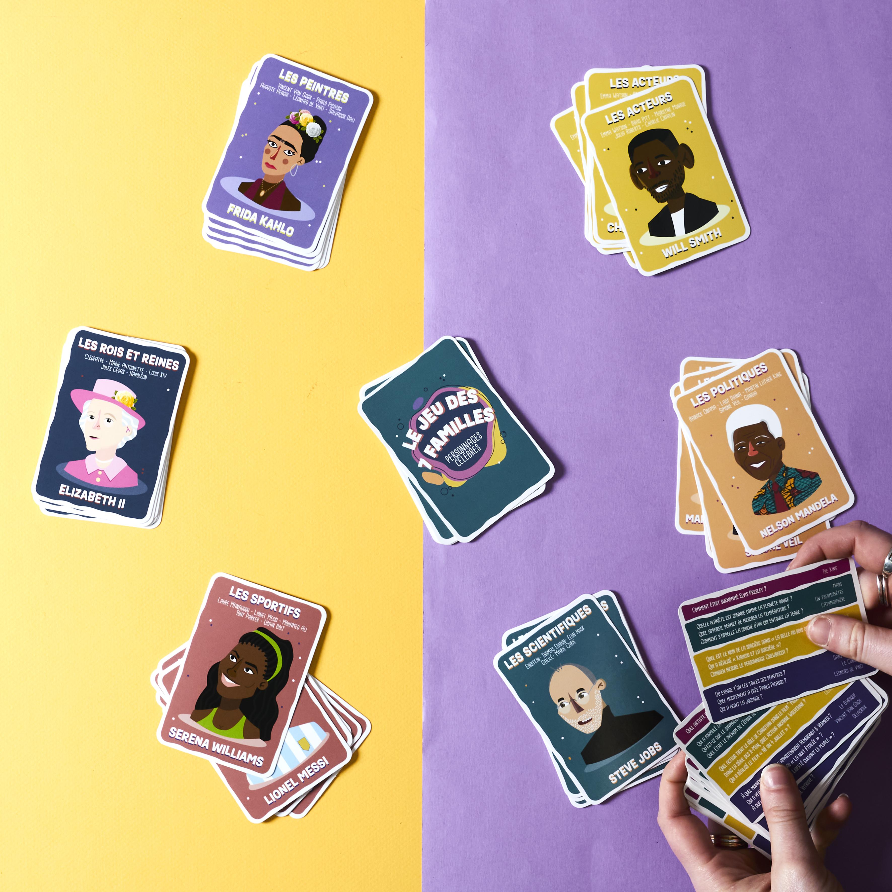 JEU DES 7 FAMILLES 60 CARTES