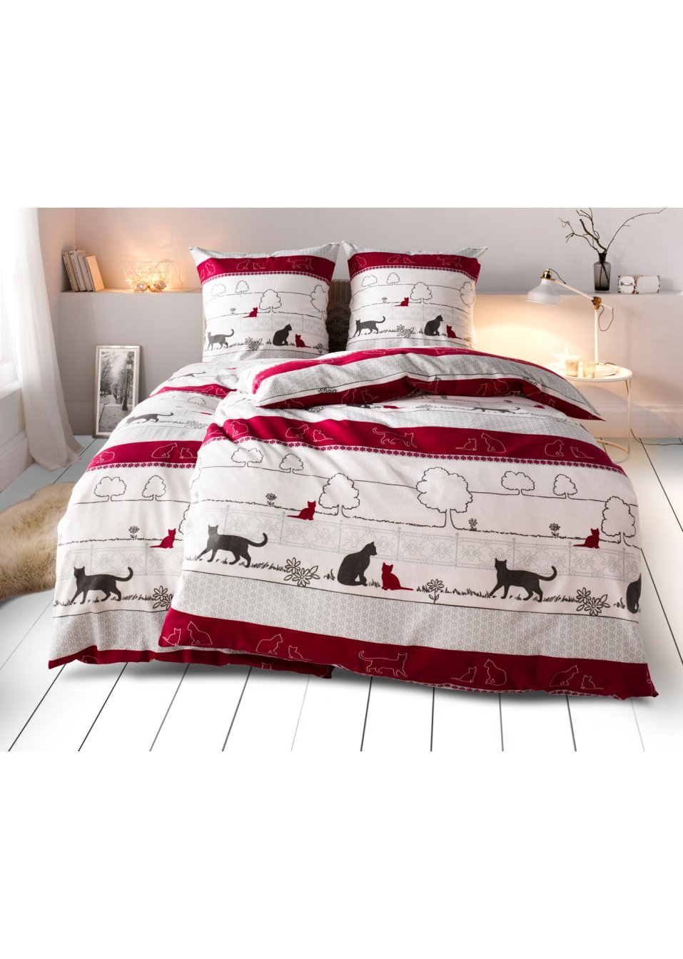 Parure de lit motif chat