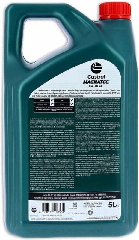 Castrol - Magnatec 5w40 C3 - Motorolie - 5 Liter