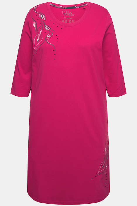 Bigshirts, 2er-Pack, V-Ausschnitt/Rundhals, 3/4-Arm