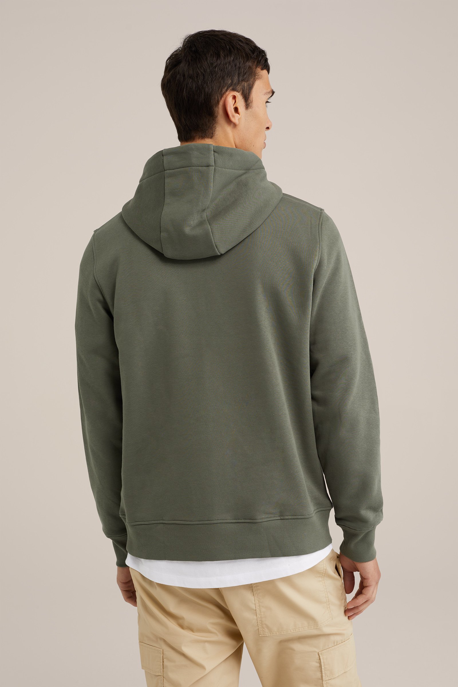 hoodie WE Fashion Donkergroen