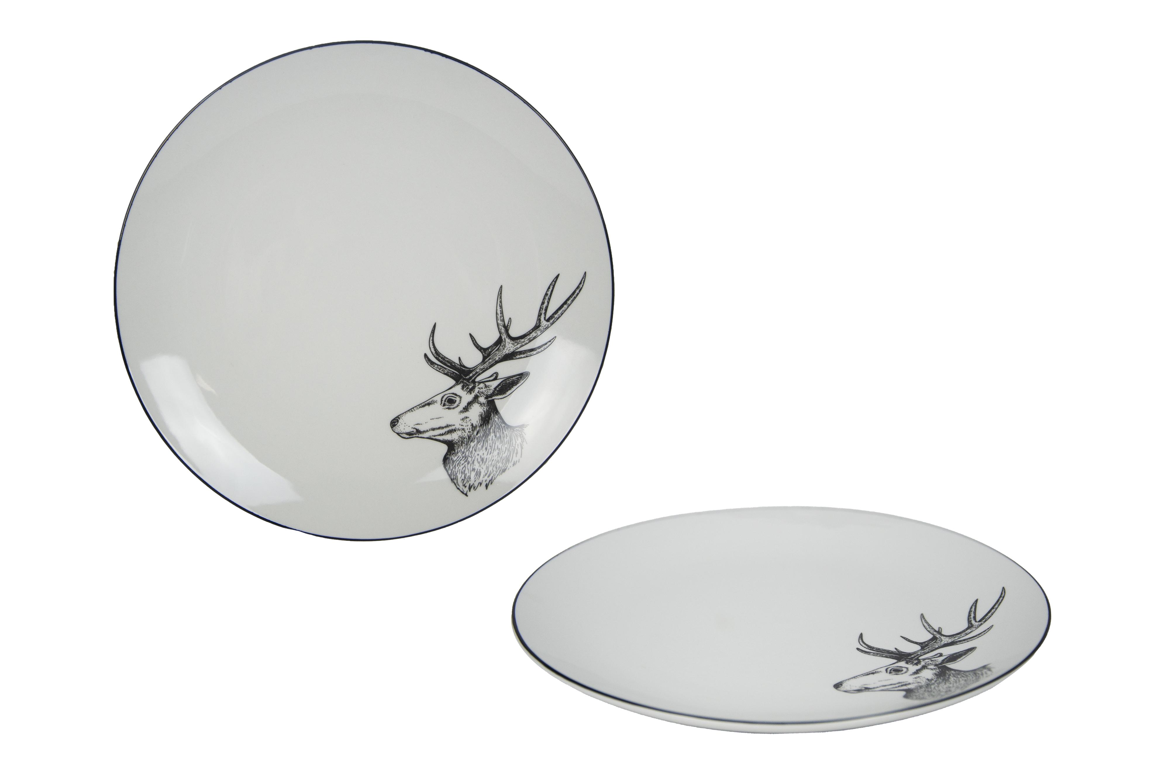 ASSIETTE DESSERT RENNE PORCELAINE 19CM