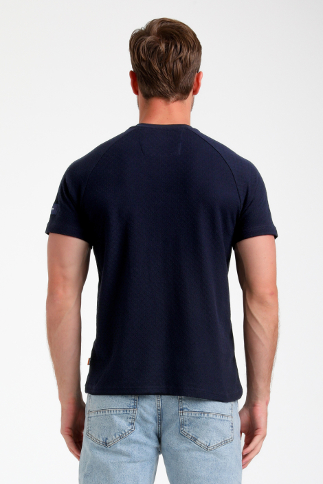 Gabbiano blauwe heren t-shirt