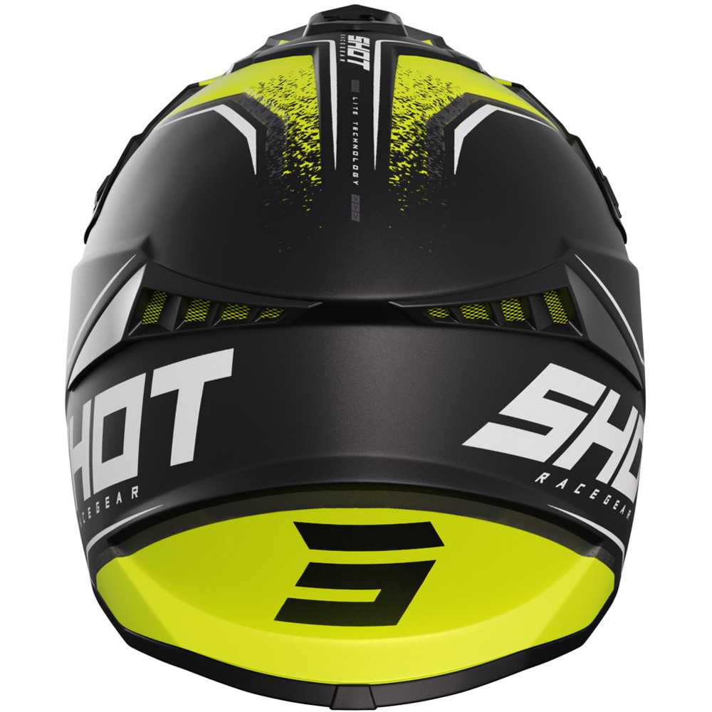 Shot - Casque Lite Prism Noir Mat / Jaune fluo