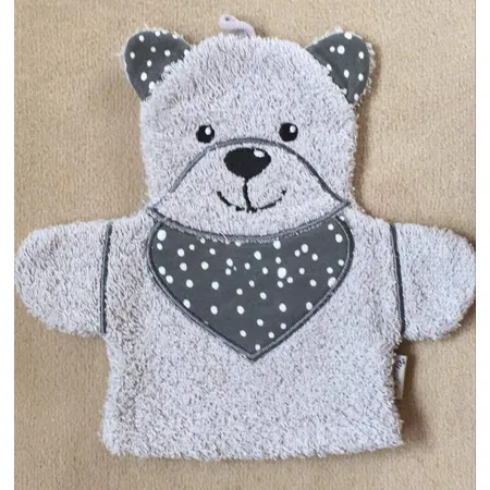 Sterntaler Spiel-Waschhandschuh Baylee grey grau