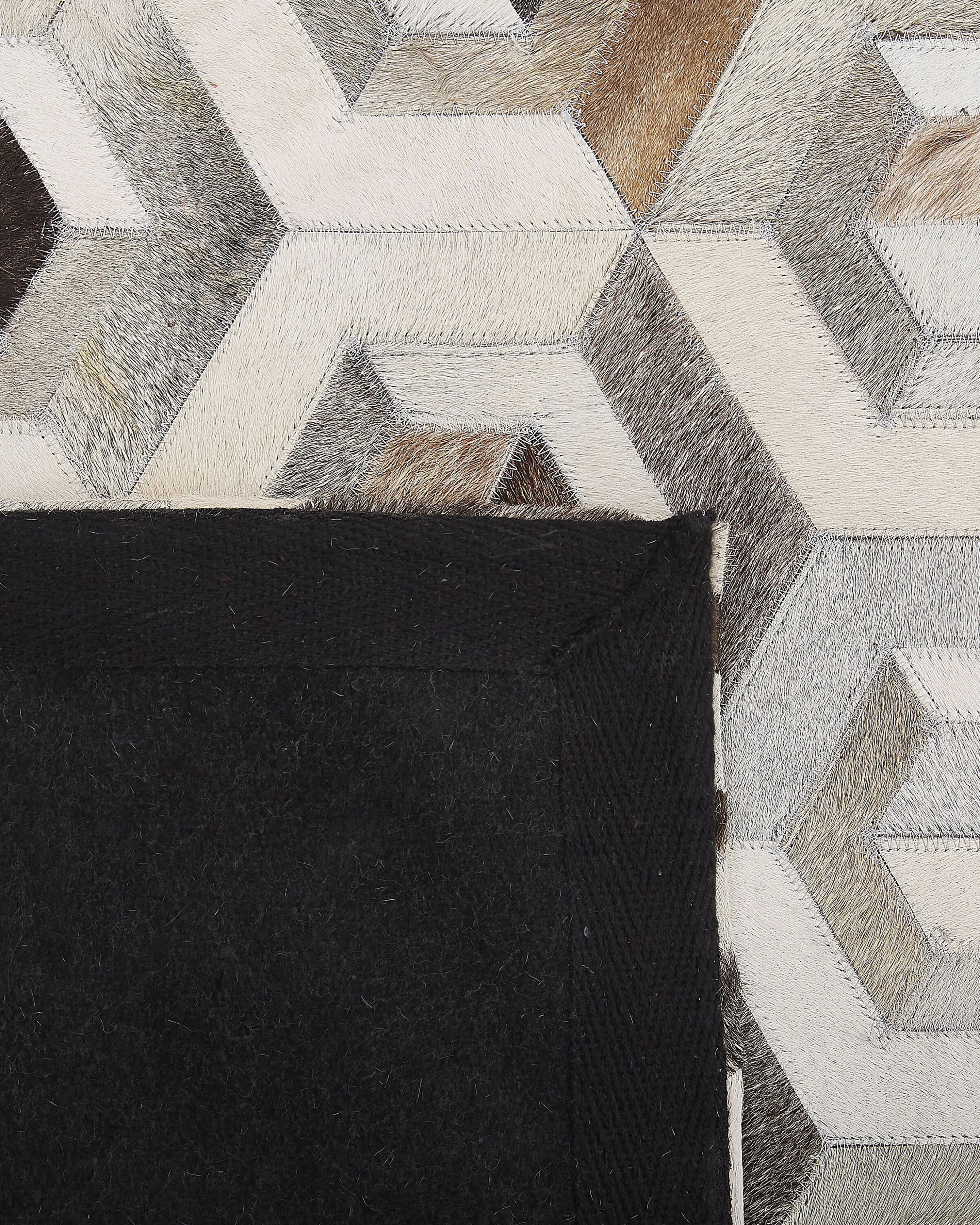 Vloerkleed TAVAK Beige 160 x 230 cm Leer