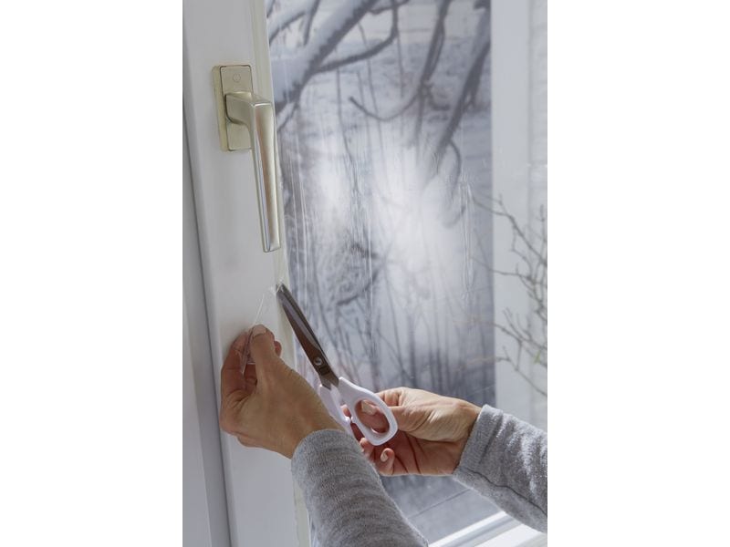 tesa Thermo Cover Fensterisolierfolie 4 x 1.5 m Durchsichtige Fensterisolierfolie