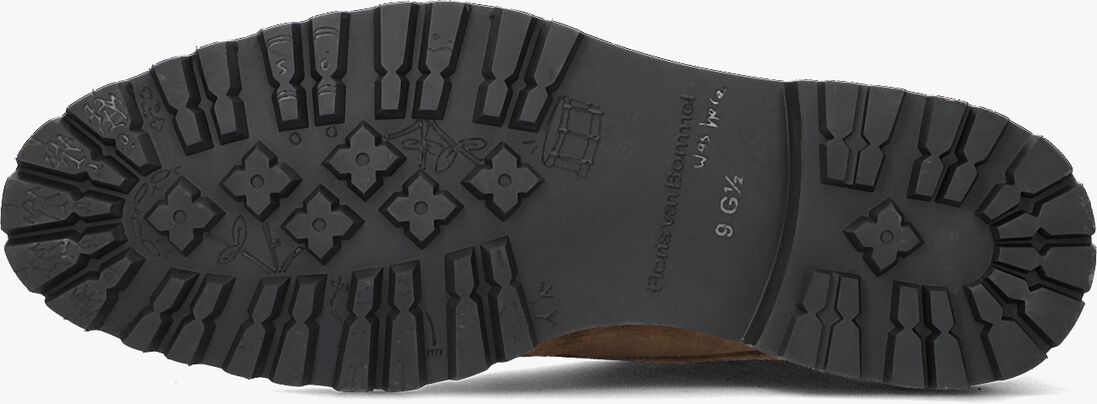 FLORIS VAN BOMMEL cognac floris van bommel veterschoenen sfm-50082