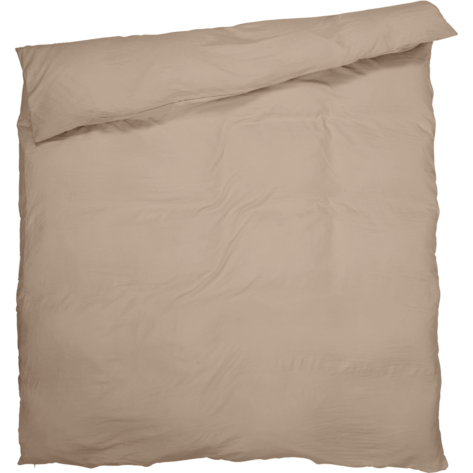 Bettwäsche Satin uni divers taupe