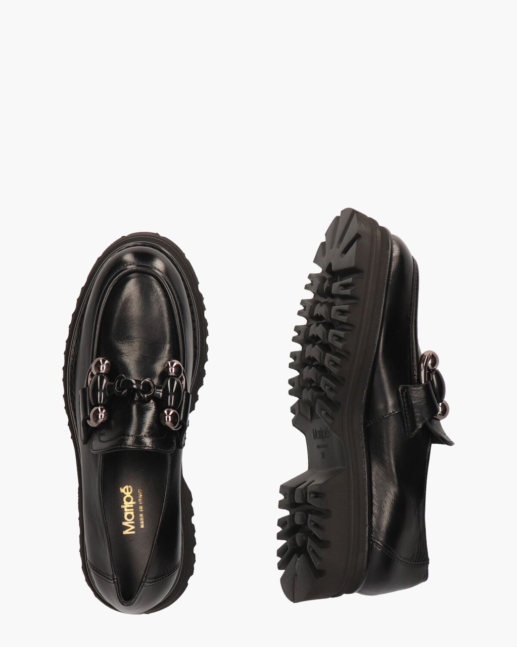 Maripé Uma Zwart Damesloafers