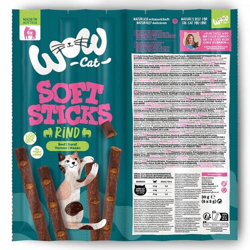 WOW CAT Soft Sticks Rind