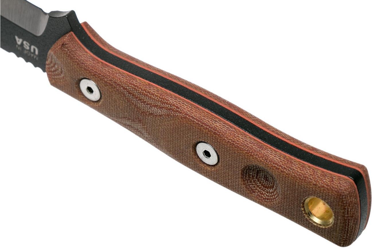 TOPS Fieldcraft 3.5 Mini BROS, Brown Micarta MBROS-01 bushcraftmes