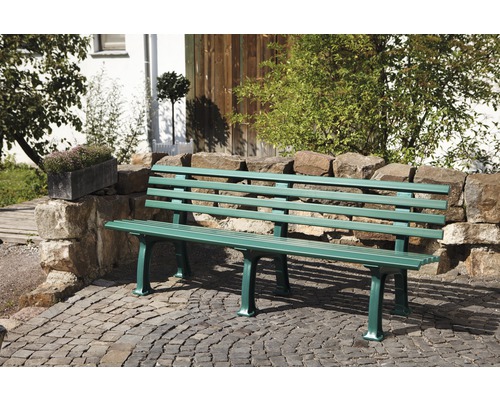 Tuinbank Blome Juist, kunststof, 4-zits, mosgroen