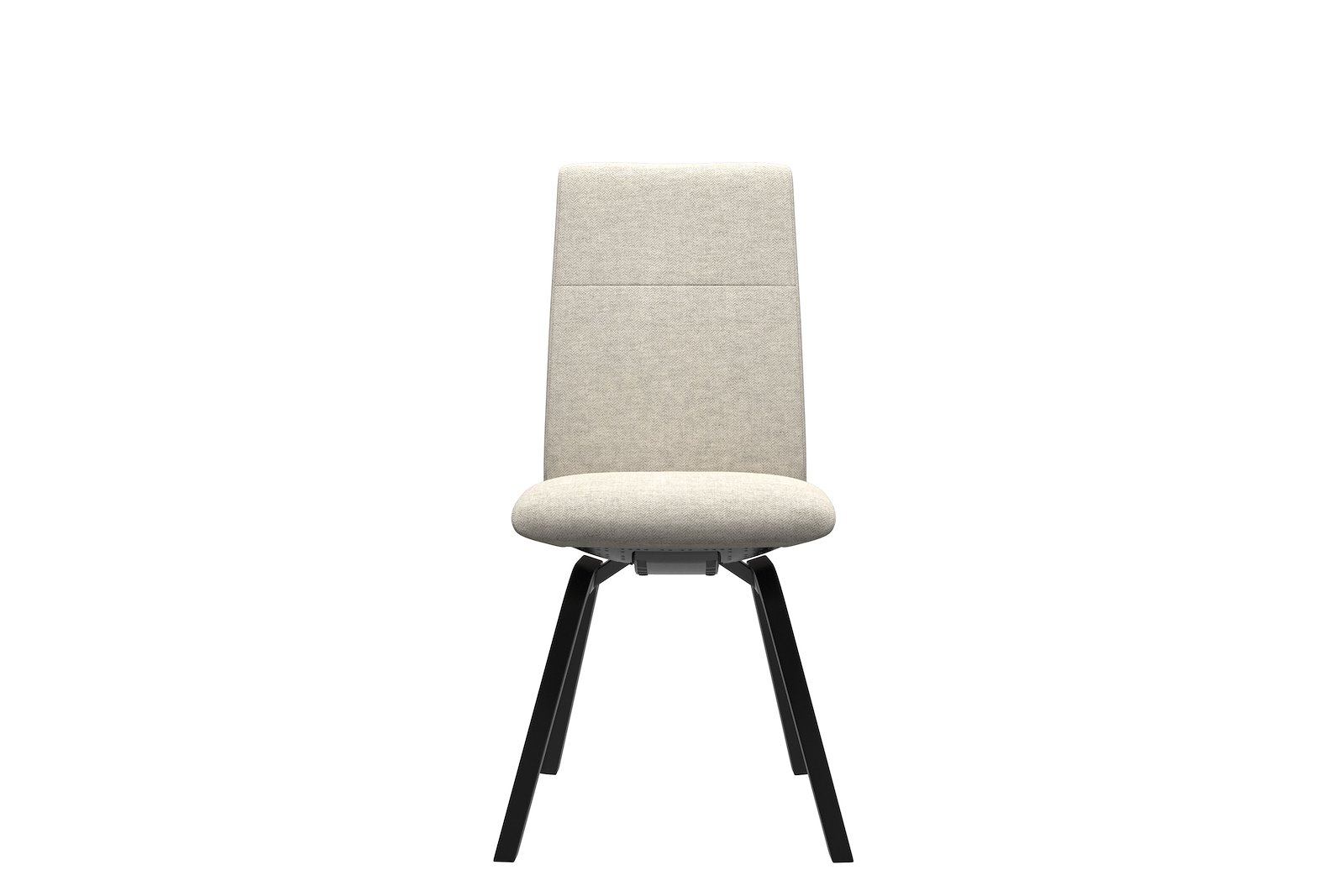 Chilli spisestol Tekstil Peony - Light Beige - Sort