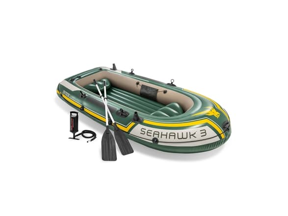 Intex Seahawk 3, Reise / Rekreasjon, Oppblåsbar Båt, Flerfarget, 3 person(er), 360 kg, 1100 W