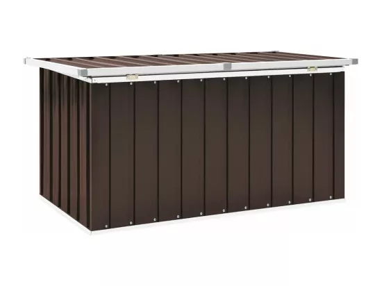 Boîte de rangement de jardin Marron 129x67x65 cm