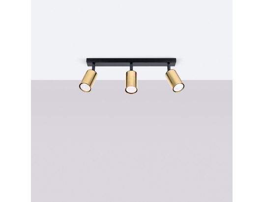 SOLLUX LIGHTING - Plafonnier winx 3 noir/cooper