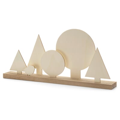 Holz-Motiv für Dekorationsleiste, Wald