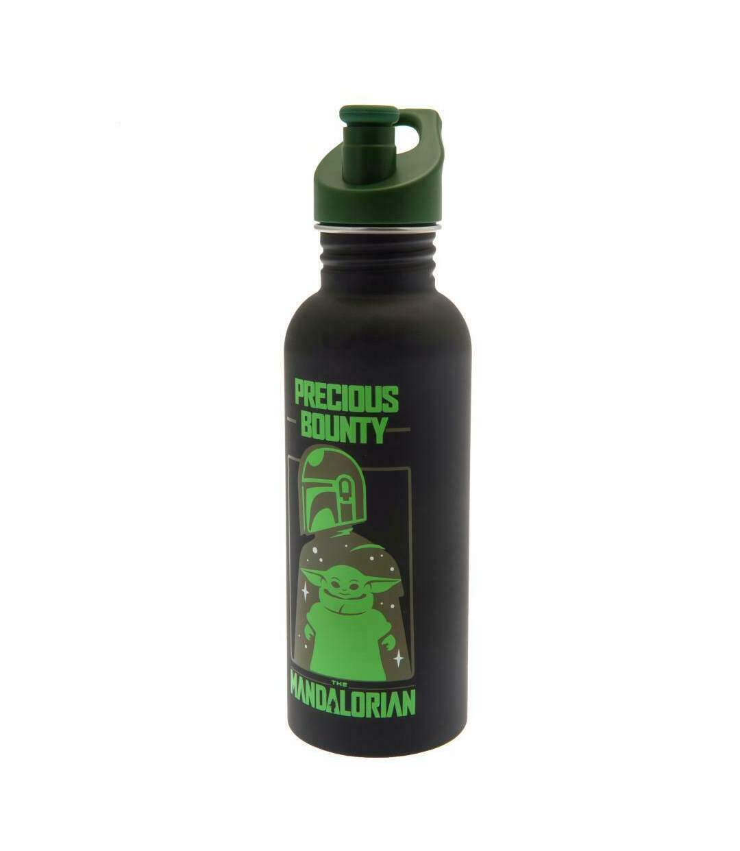 Star Wars: The Mandalorian - Gourde (Noir / vert) (Taille unique) - UTTA7249