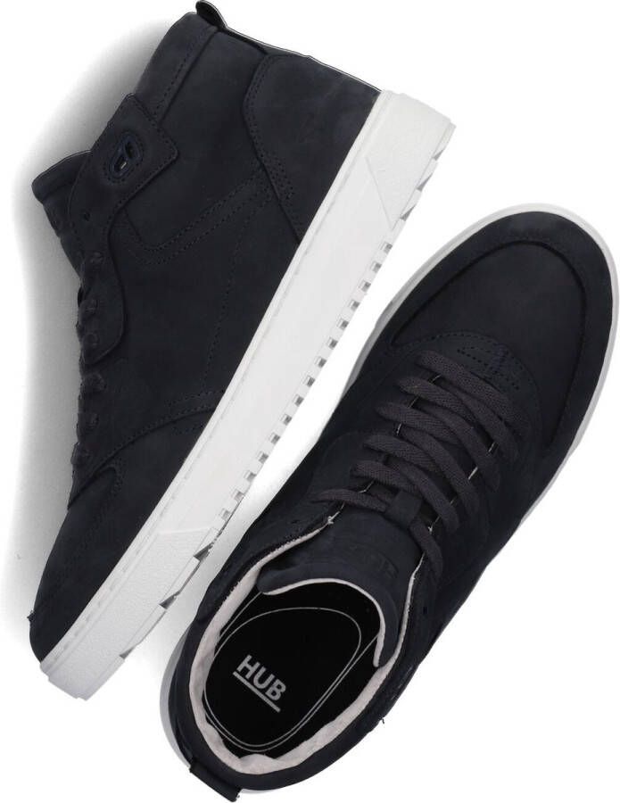Hub Nevada Hoge sneakers Leren Sneaker Heren Blauw