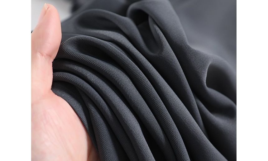 evanesce - High Rise Plain Wide Leg Suit Pants