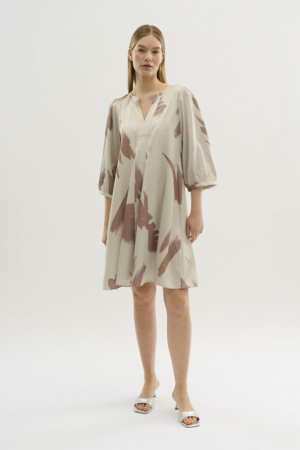 Karen by Simonsen KBPalmer Indie Dress Silver cloud - palmer
