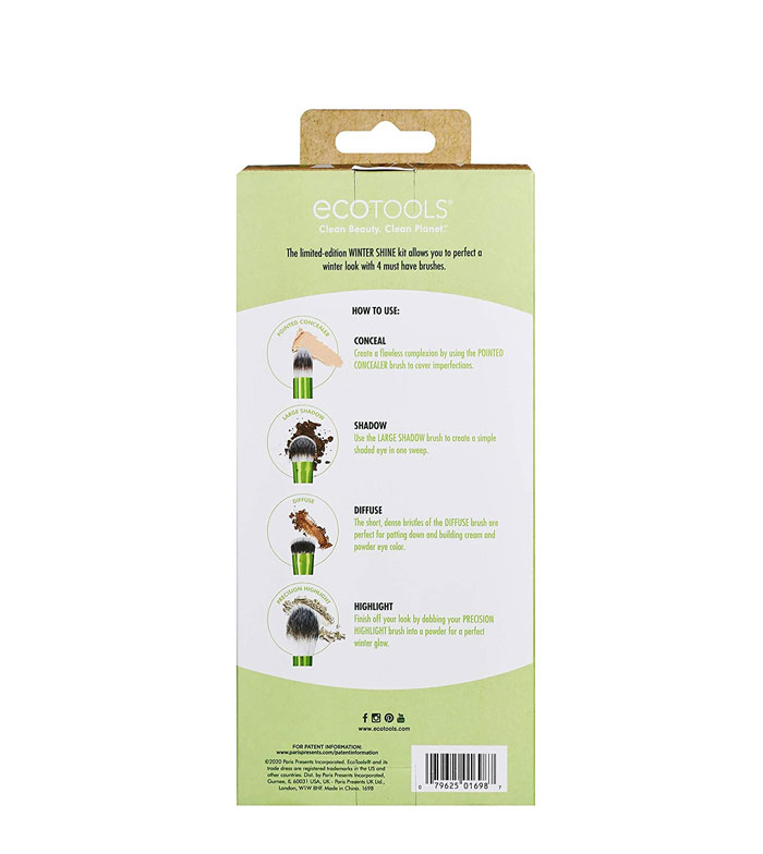 Ecotools - Conjunto de pincéis Winter Shine