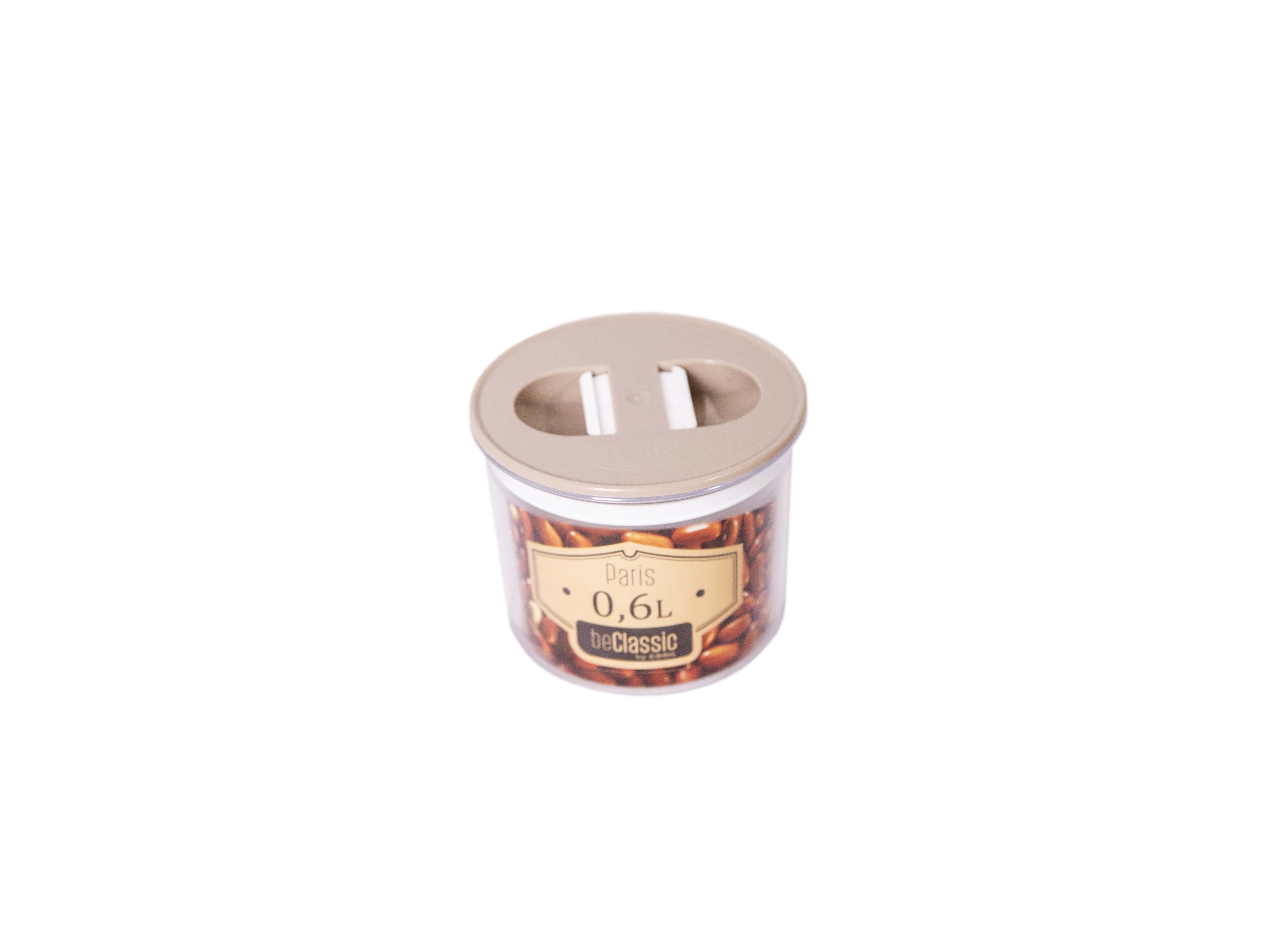 CAIXA BECLASSIC CODIL HERMÉTICA REDONDA 600ML CORES SORTIDAS