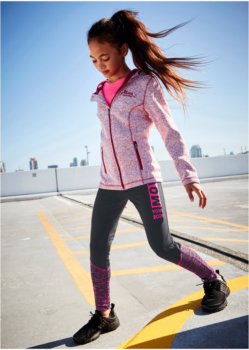 Veste en maille polaire thermo