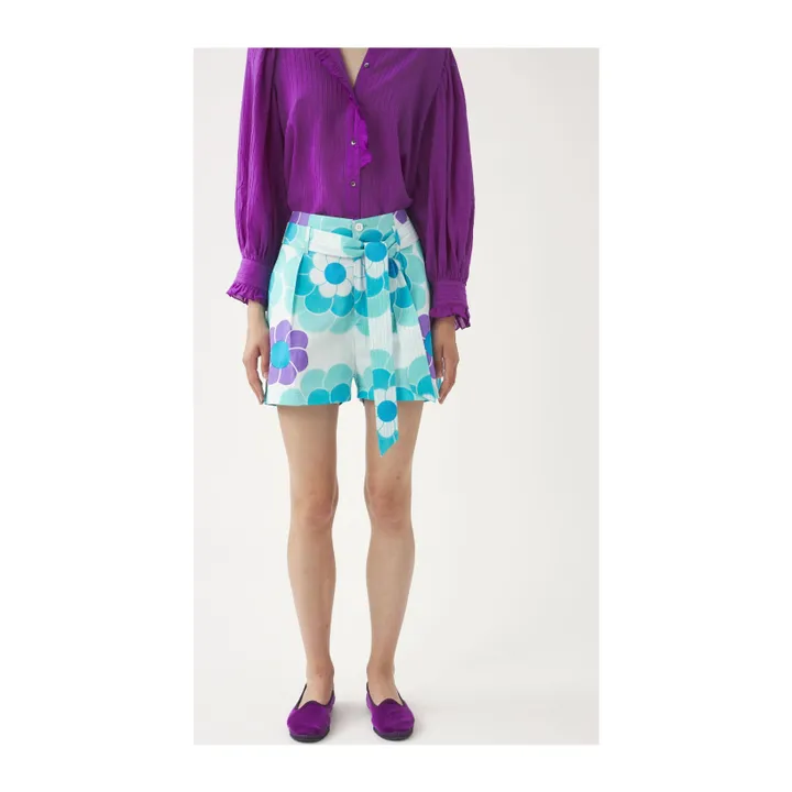 Antik Batik Blouse Avon Crêpe de Coton | Violet