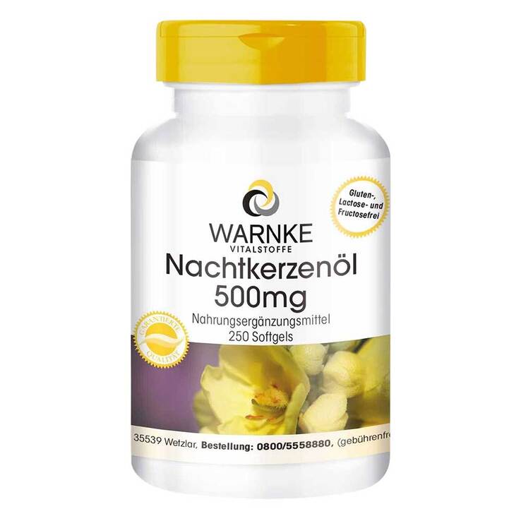 Nachtkerzenöl 500 mg Kapseln, 250 St