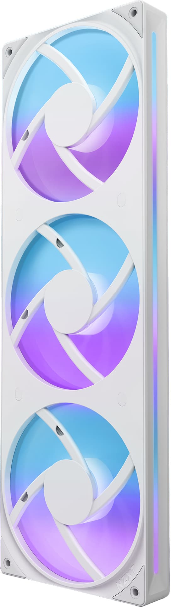 NZXT F360 RGB Core 360mm Unibody blæser (hvid)