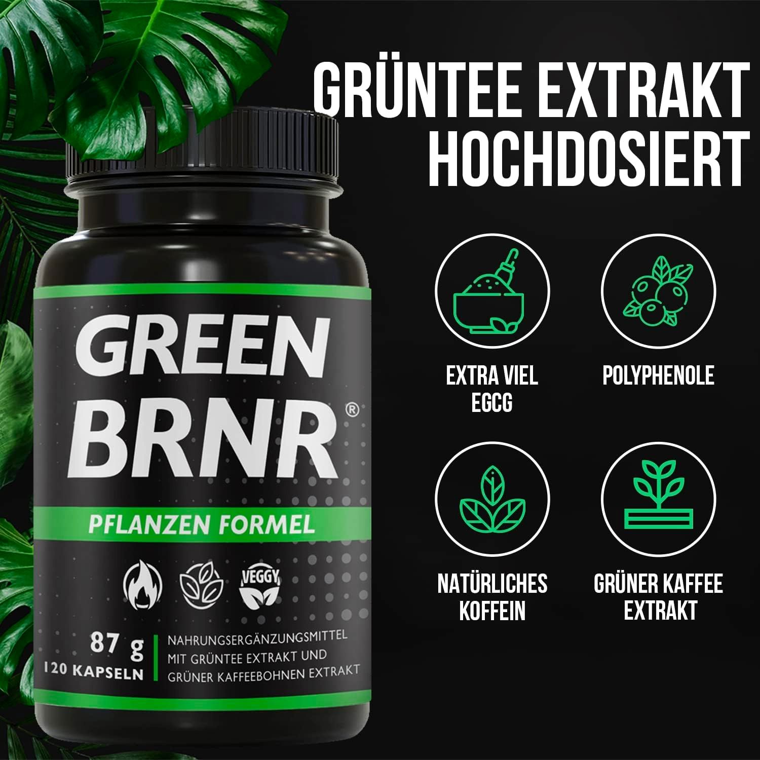 BRNR GREEN BRNR Grüner Tee Stoffwechsel