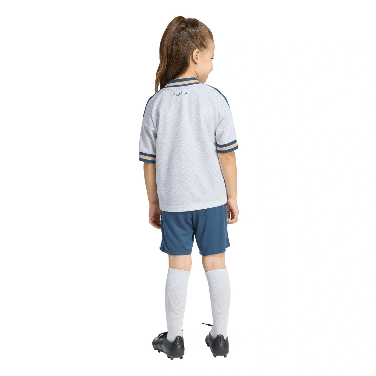 Conjunto adidas Itália Primeiro Equipamento Mundial 2026 Criança