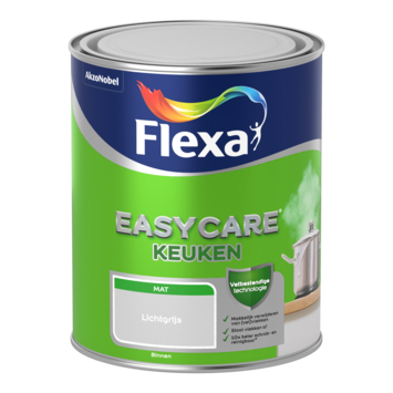 Flexa EasyCare muurverf keuken lichtgrijs mat 1 liter