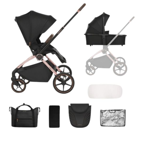 Kikkaboo Kinderwagen 2 in 1 Kara Zwart